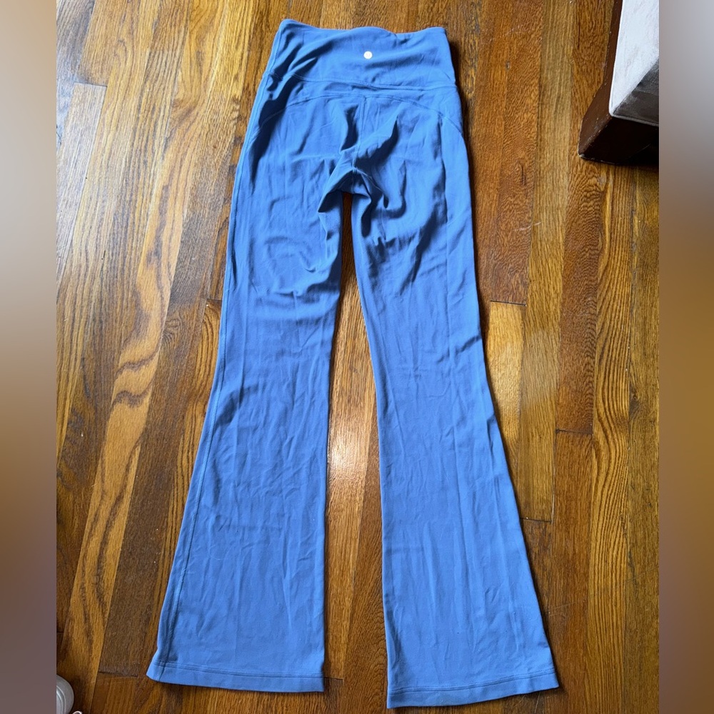 Lululemon flare leggings periwinkle blue